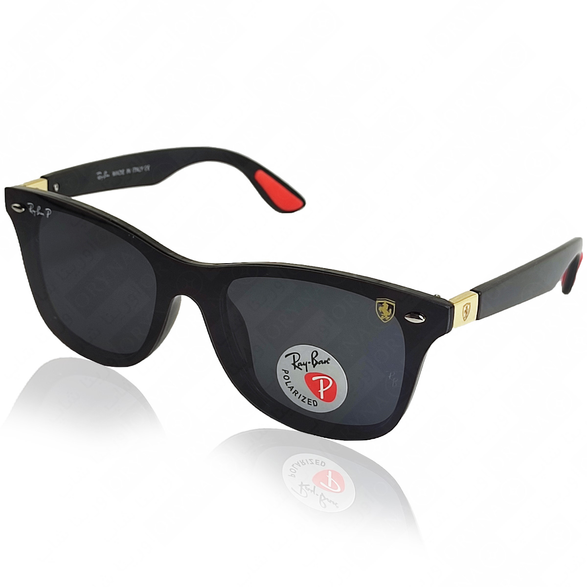 عینک آفتابی پلاریزه ریبن Rayban فراری اسپرت کد 4485 رنگبندی