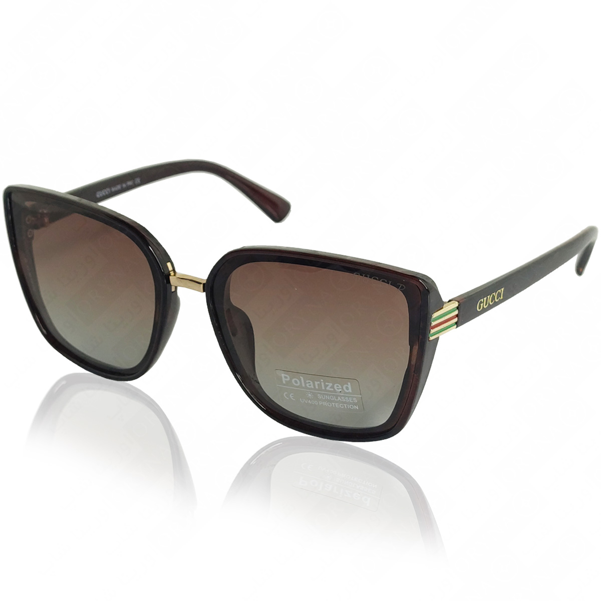 عینک آفتابی زنانه پلاریزه گوچی Gucci لولا فلزی کیفیت عالی کد 5802
