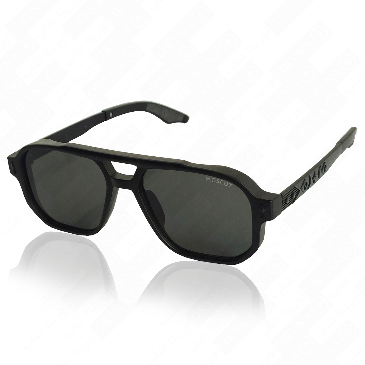 عینک آفتابی خلبانی چند ضلعی موسکات moscot دو پل مستر کوالیتی uv 400 کد 98320