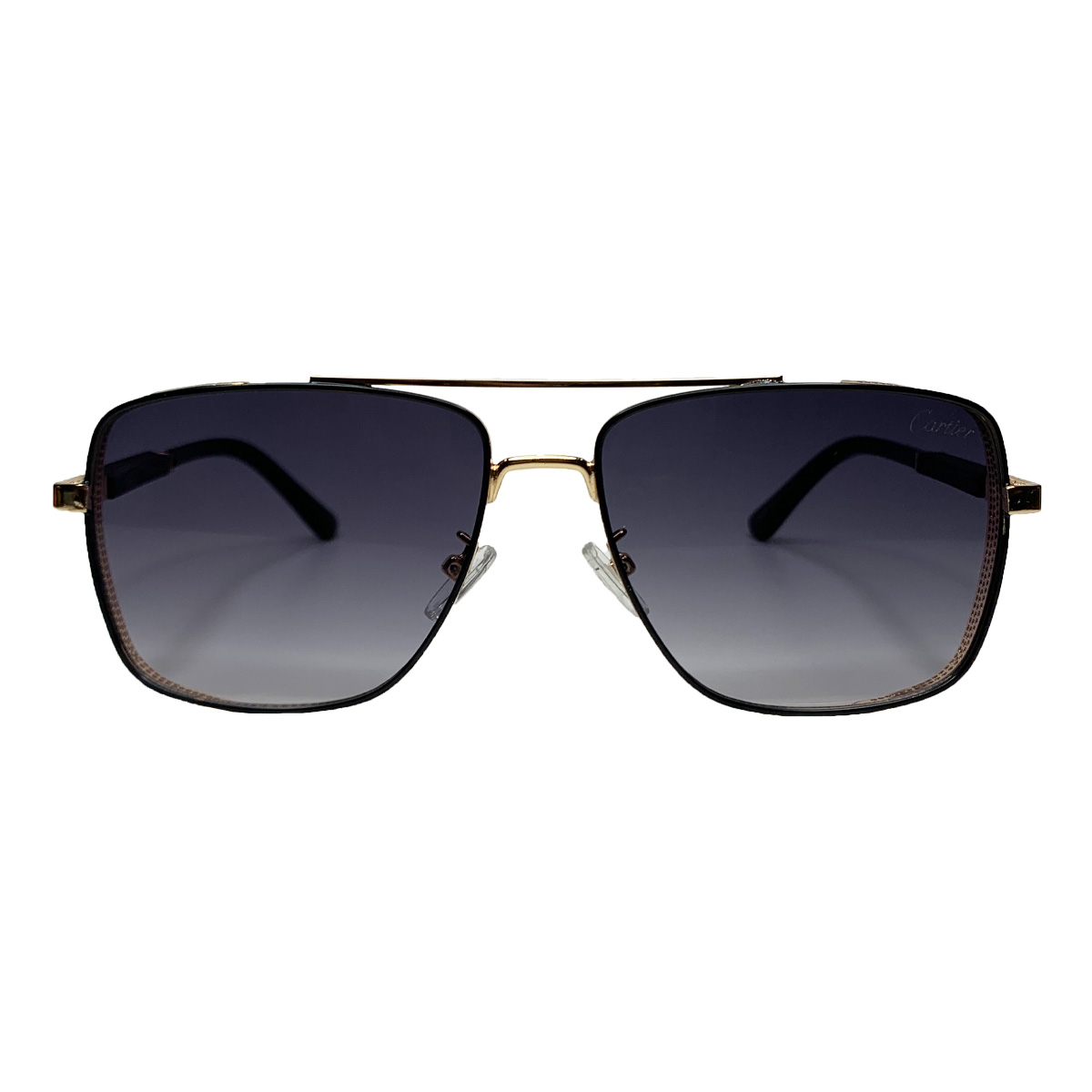 عینک کارتیر cartier لبه دار فریم فلزی کد 2498