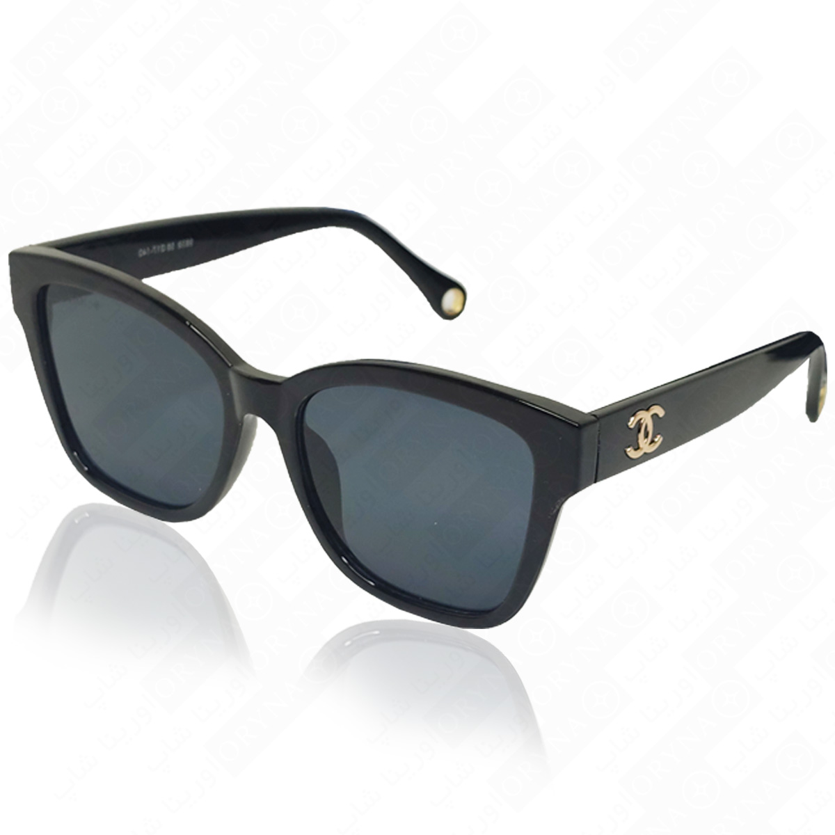 عینک زنانه شنل chanel با سوراخ مخصوص بند عینک کد 9838