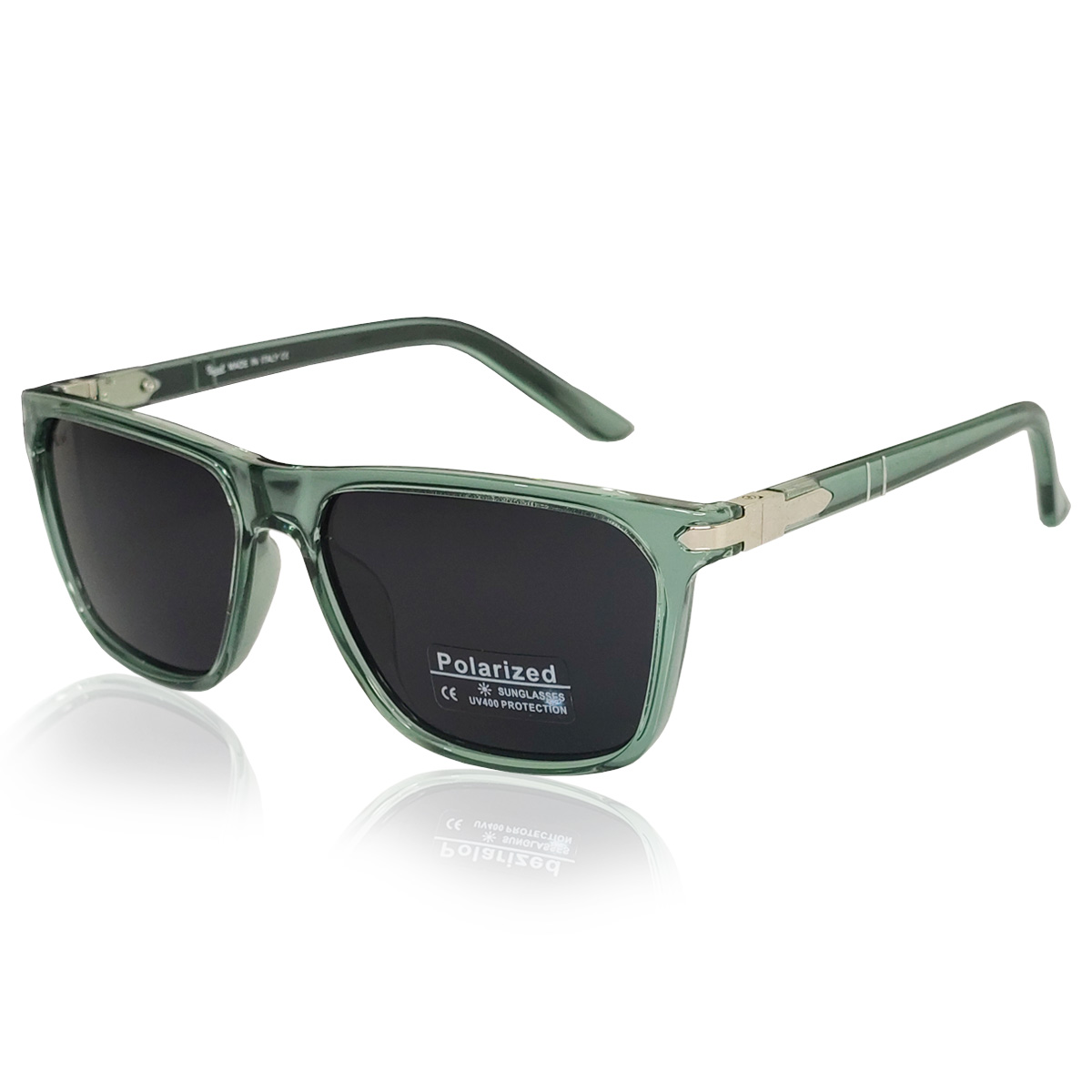 عینک آفتابی پرسول persol فریم ویفرری پلاریزه و ضد اشعه دسته فنری زنانه و مردانه کیفیت مستر کد 23402