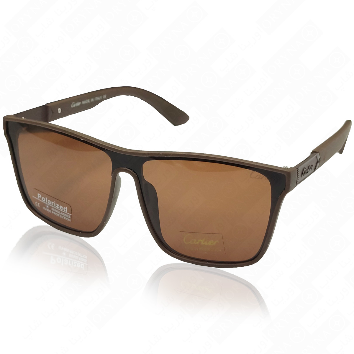 عینک آفتابی کارتیر cartier پلاریزه لنز یک تیکه لاکچری کد 8200264