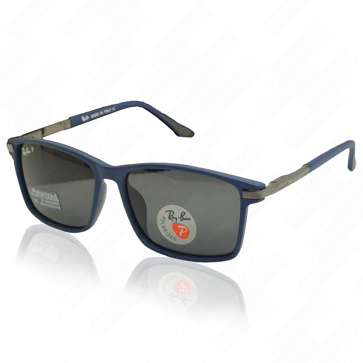 عینک آفتابی ریبن rayban فریم ویفرری پلاریزه دسته فنری سبک وزن مستر کوالیتی کد 5107