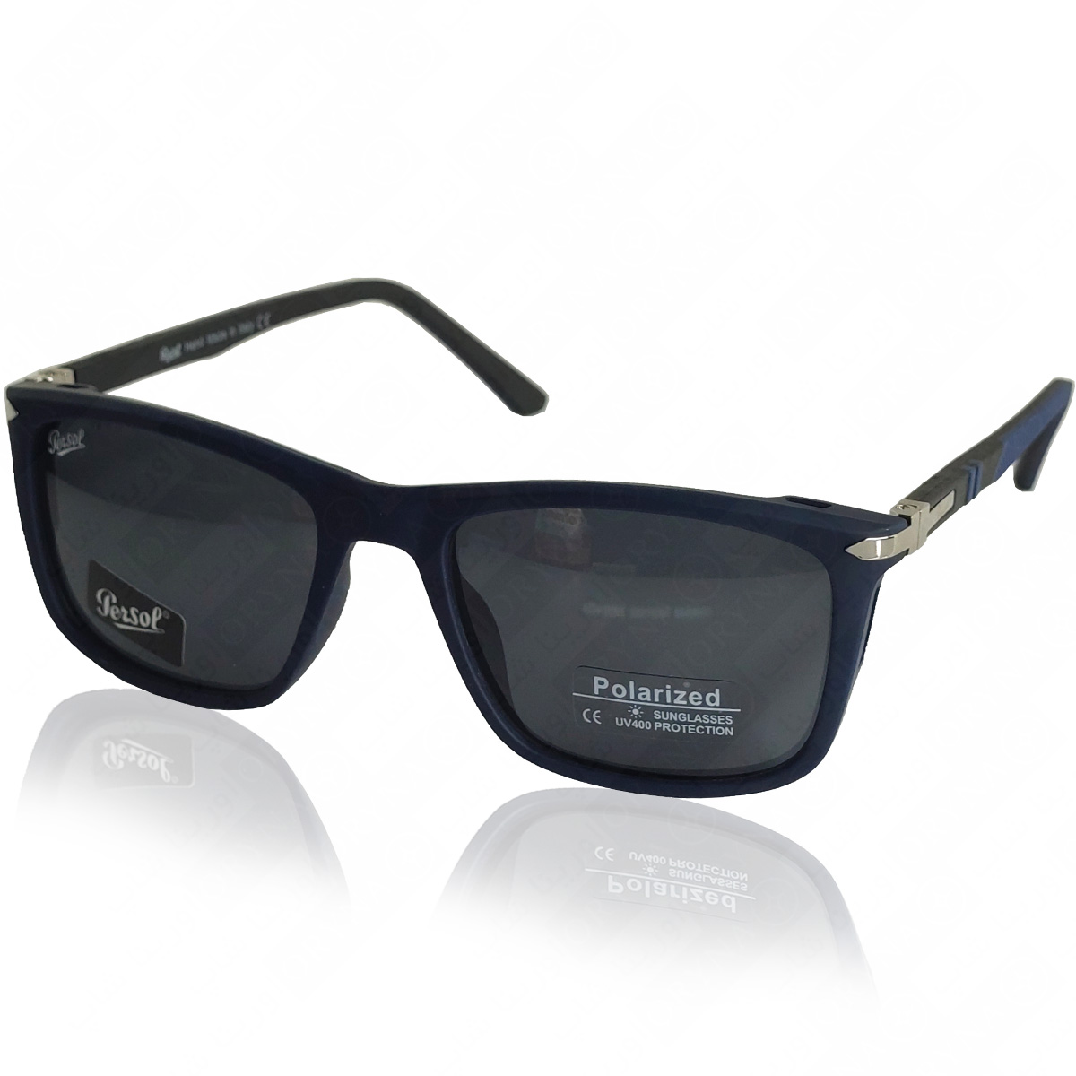 عینک آفتابی پلاریزه پرسول persol فریم ویفرری ضد اشعه دسته فنری زنانه و مردانه کیفیت مستر کد 1235