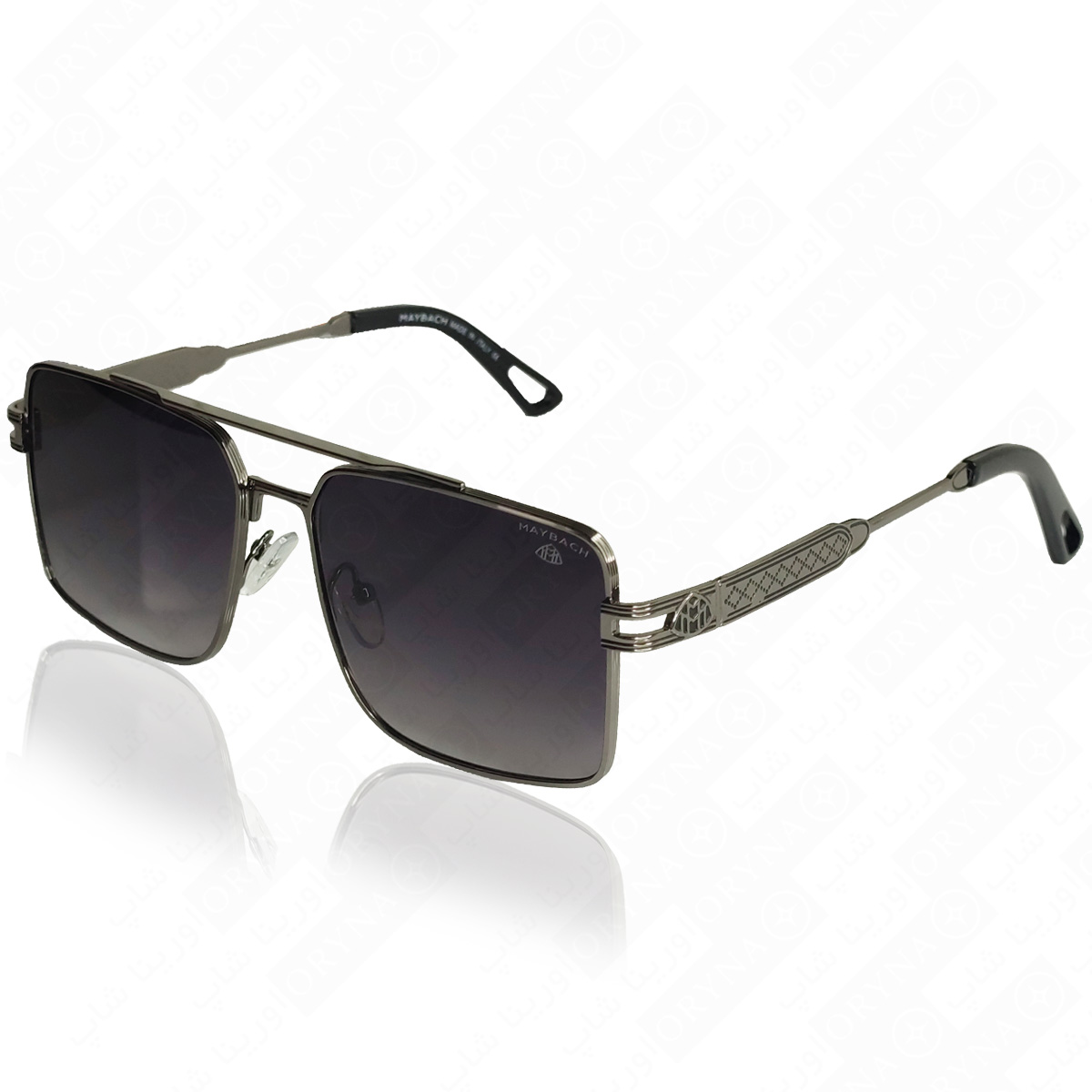 عینک آفتابی میباخ maybach فریم مستطیلی فلزی کیفیت مستر Uv400 کد 2505