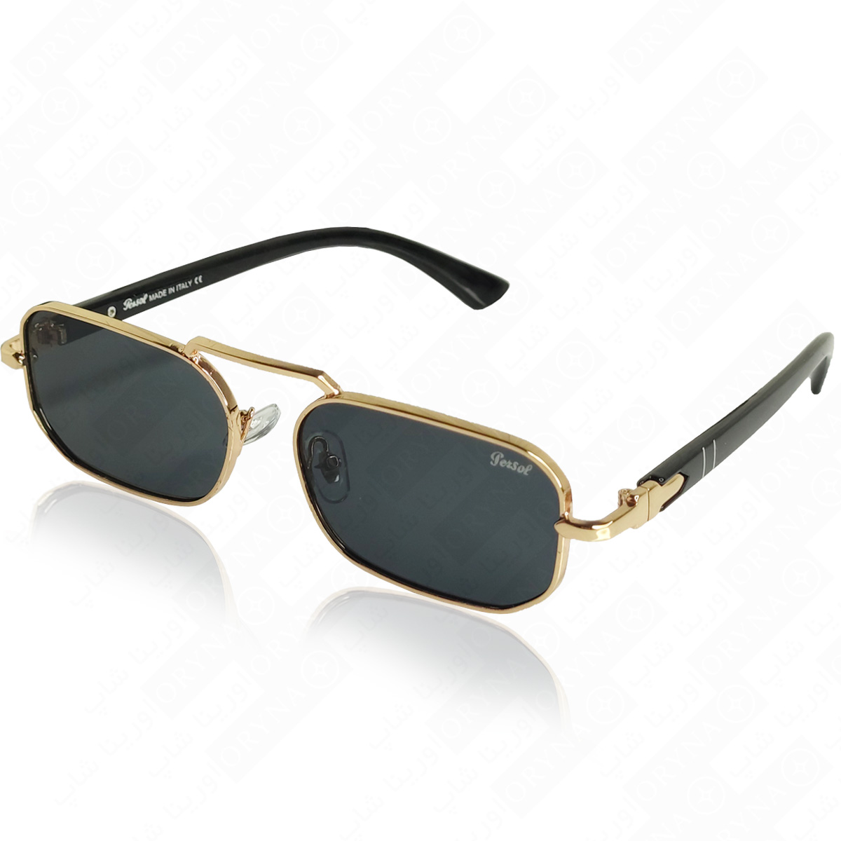 عینک آفتابی اشرف تک مارک پرسول persol ضد اشعه کیفیت مستر کد 09118